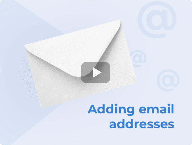 Vono email addresses tutorial