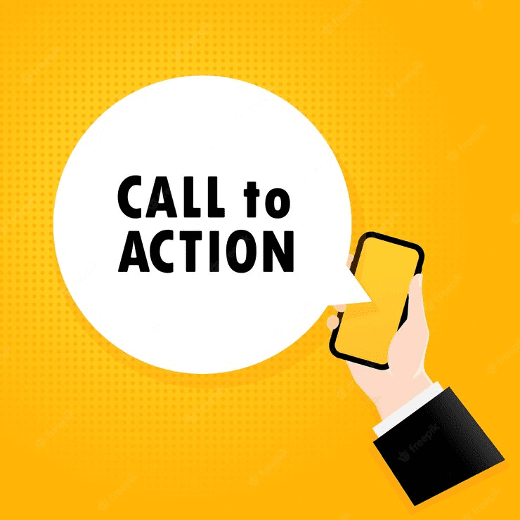 Call to action illustration